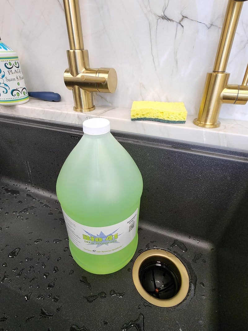 Bio 41 Drain Deodorizer- Odor Eliminator - Commercial Drain Deodorizer - Neutralizer Sewer Gas Smell Remover - One Gallon - Image 3